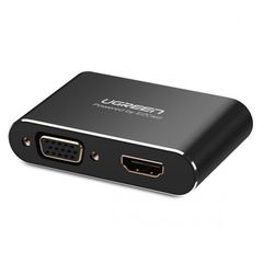 Bộ chuyển đổi đa năng USB sang HDMI và VGA đen Ugreen ( 30963 )