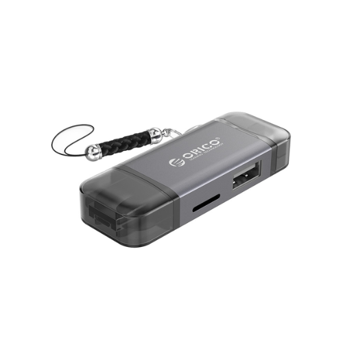 Đầu đọc thẻ nhớ đa năng 6 in 1 TypeC 3CR61-GY-BP