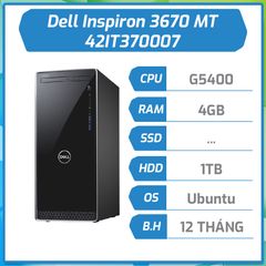 Máy bộ Dell Ins 3670 MT Pentium G5400/4GB/1TB 42IT370007