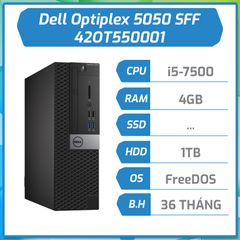Máy bộ hãng Dell Optiplex 5050 sff i5-7500/4GB/1TB/DVDRW/3Y_42OT550001