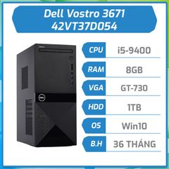 Máy bộ hãng Dell Vostro 3671 Desktops / i5 -9400/8GB/1TB/D2/Win 10/ 3yrs 42VT37D054