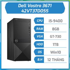 Máy bộ hãng Dell Vostro 3671 Desktops / i5 -9400/8GB/1TB/D2/Win 10/NO ODD/ 3yrs 42VT37D055