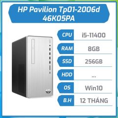 Máy bộ hãng Hp Pavilion TP01-2006d (i5-11400/8GB/256GB/DVDRW/Win10)