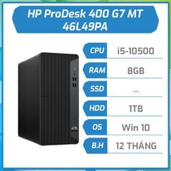 Máy bộ HP ProDesk 400 G7 MT (i5-10500/8GB/1TB/Win10) 46L49PA