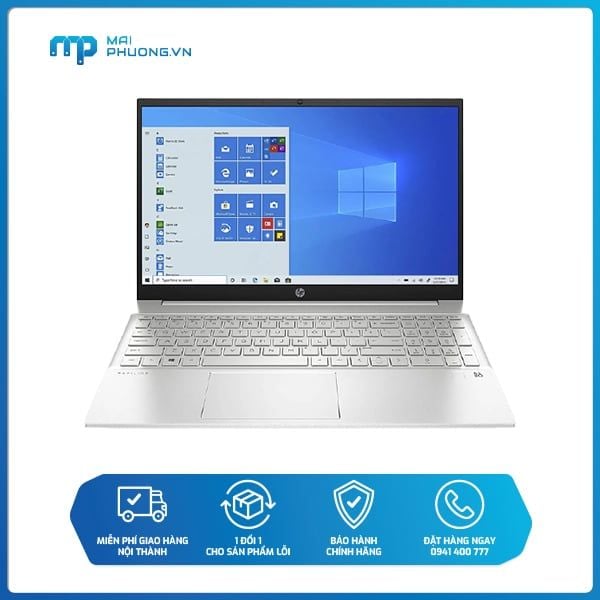 Laptop HP 15s-fq2558TU i7-1165G7/8GB/512GB/15.6HD/Bạc/W10SL/1Y WTY 46M26PA (F)