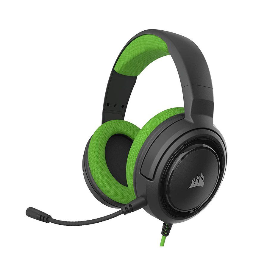 Tai nghe gaming Corsair HS35 Stereo Green