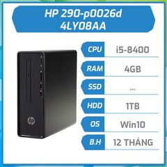 Máy bộ HP 290-p0026d i5-8400/4GB/1TB/DVDRW/Win10 4LY08AA