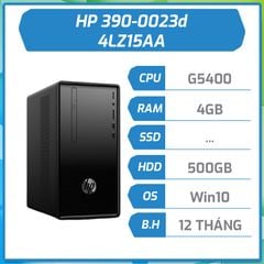 Máy bộ hãng HP 390-0023d Pentium G5400/4GB/500GB/DVDRW/Win10 4LZ15AA