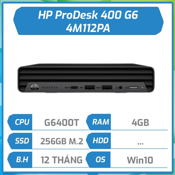 Máy bộ Mini HP ProDesk 400 G6 Desktop Mini 4M112PA