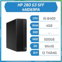 Máy bộ hãng HP 280 G3 SFF i5-8400/4GB/500GB/DVDRW/Đen 4MD69PA