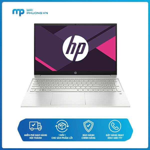 Laptop HP Pavilion 15-g0539TU (i5-1135G7/8GB/512GB SSD/Intel Xe Iris/15.6''FHD/Win10/Bạc) 4P5G6PA