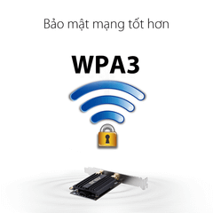 Card mạng wifi PCI Express Asus PCE-AX58BT  chuẩn AX - Tốc độ 3000Mbps