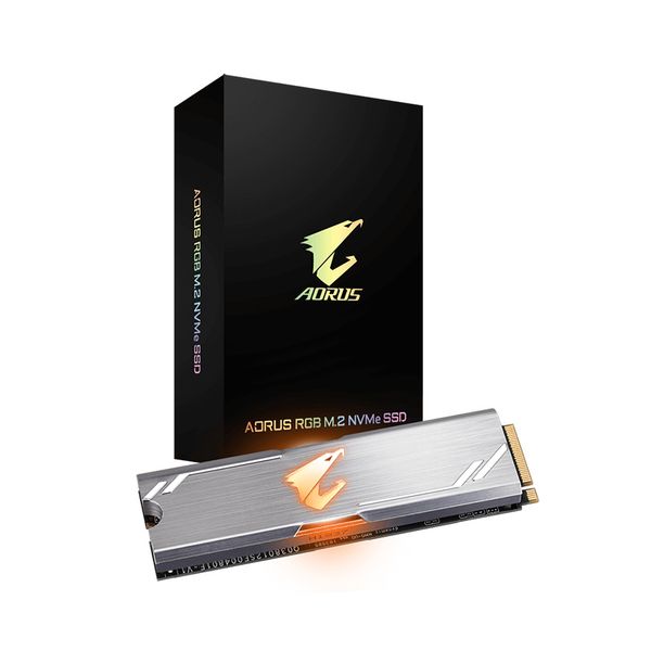 Ổ cứng SSD GIGABYTE AORUS RGB M.2 NVMe SSD 256GB - GP-ASM2NE2256GTTDR