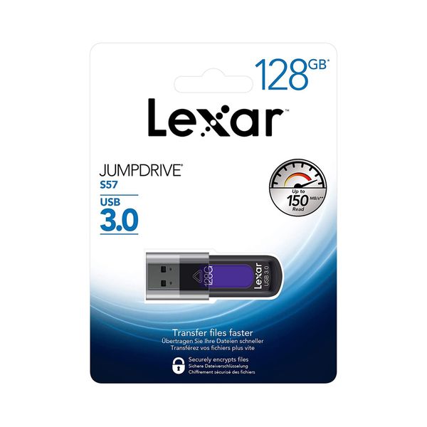 Ổ cứng di động (usb) 128GB 3.0 Lexar S57 - LJDS57-128ABGN