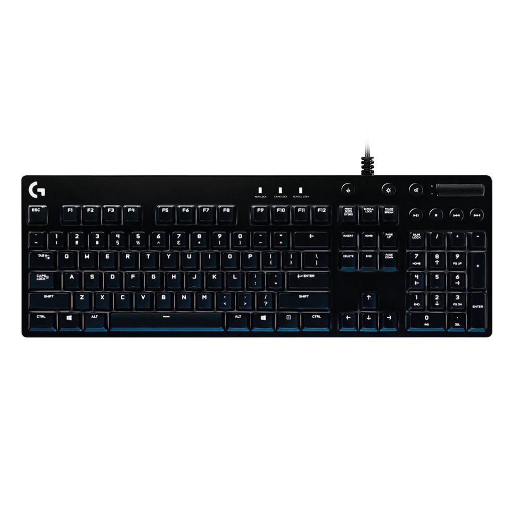 Bàn phím cơ Logitech G610 Orion Blue (USB/Led trắng/Cherry Blue switch)