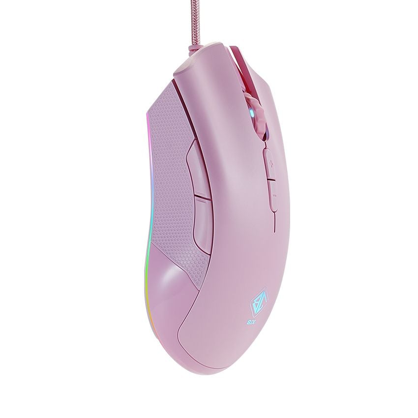 Chuột chơi game BJX M9 (Pink/USB/Led RGB)