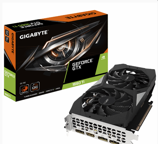 Card màn hình Gigabyte GTX 1660 6GB GDDR5 Gaming OC (GV-N1660 GAMING OC-6GD)