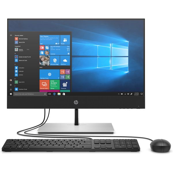 Máy bộ hãng HP ProOne 400 G6 AIO Touch, Core i5-10500T|8GB|256GB|DVDRW|23.8''FHD|Webcam|Win10|1Y 231F1PA