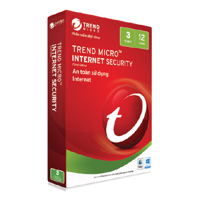 Phần Mềm Trend Micro Internet Security 3PC