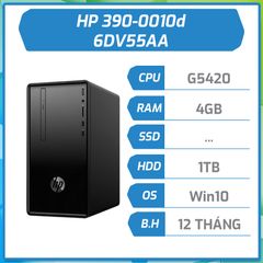Máy bộ hãng HP 390-0010d Pentium G5420/4GB/1TB/DVDRW/Win10 6DV55AA