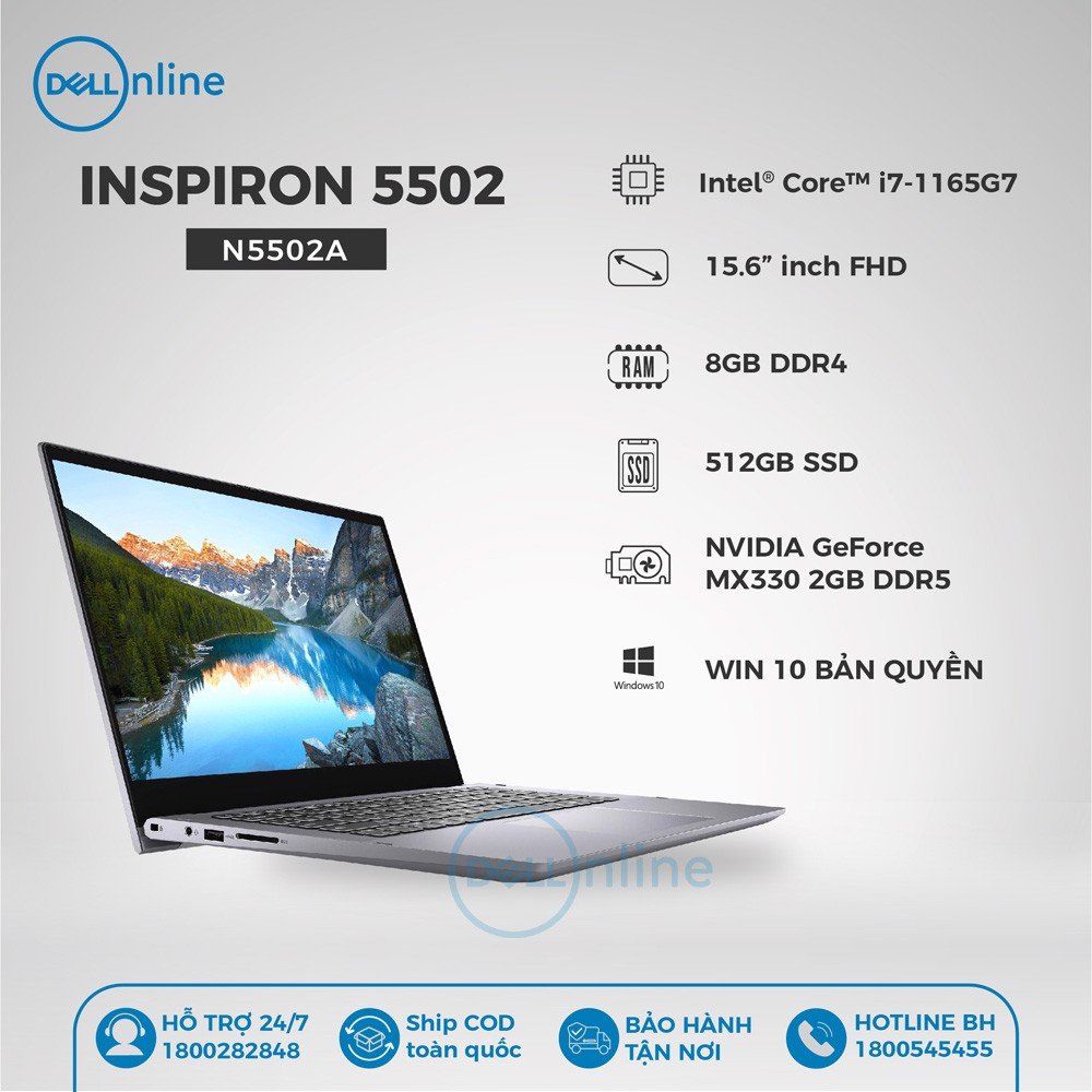 Laptop Dell Inspiron 5502 i7 (N5502A)