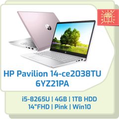 Laptop HP Pavilion 14-ce2038TU i5-8265U/4GB/1TB/14