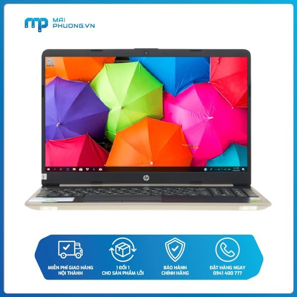 Laptop HP 15s-du0040TX 6ZF62PA (VÀNG)