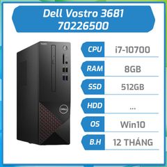 Máy bộ Dell Vostro 3681 Core i7/8GB RAM/512GB SSD/UHD 630/70226500