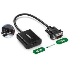 Cáp chuyển đổi VGA to HDMI + Audio Ugreen 50945