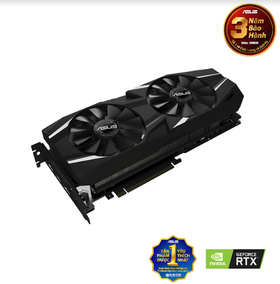 Cạc màn hình ASUS DUAL-RTX2080TI-O11G