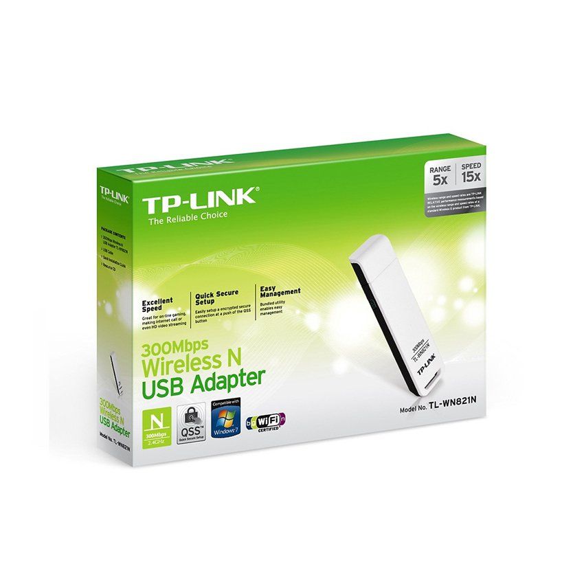 Card mạng không dây USB TP-Link TL-WN821N Wireless 300Mbps