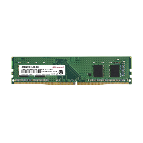 Bộ nhớ trong máy tính 8GB JM DDR4 3200Mhz U-DIMM CL22 1.2V Transcend