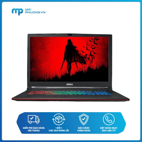 Laptop Gaming MSI GP63 8RD-098VN i7-8750H/16GB/1TB+128GB SSD/GTX1050 Ti-4GB/15.6