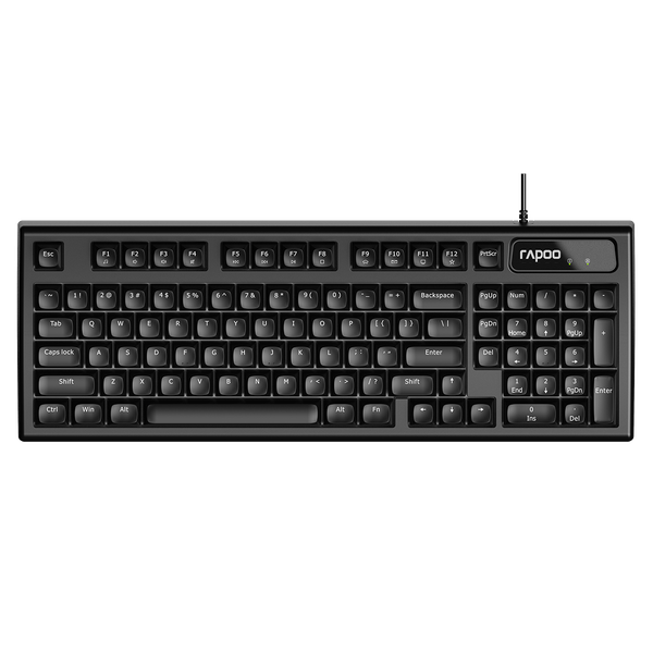 Bàn phím có dây Rapoo NK2800 Black-12983