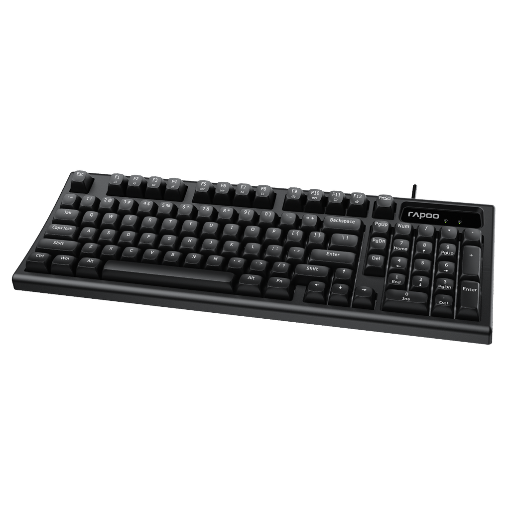 Bàn phím có dây Rapoo NK2800 Black-12983