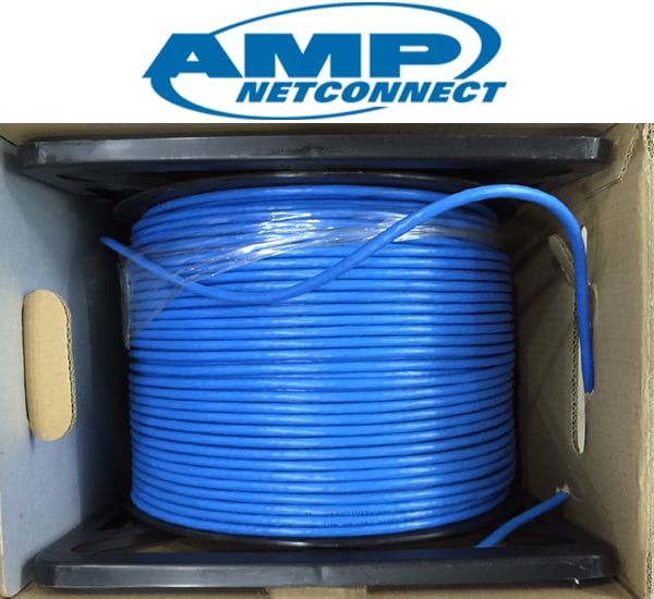 Cáp Mạng Amp Cat6 Utp 4Pair Blue 1427254-6 (Thùng)