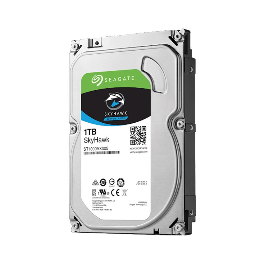 Ổ cứng HDD Seagate SkyHawk 1TB 3.5 inch 5900RPM, SATA3 6GB/s, 64MB Cache - (ST1000VX005)