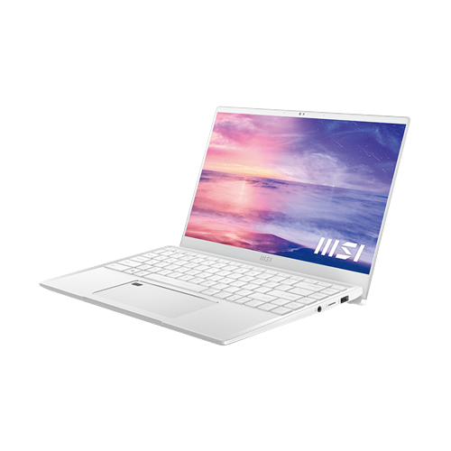 Laptop MSI Prestige 14 (i7-1195G7/16GB/512GB M.2 NVMe SSD/14''FHD/GTX1650-4GB/Win10 Home 64bit/Trắng) A11SC-203VN