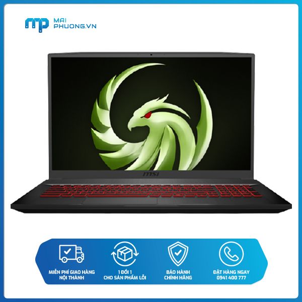 Laptop Gaming MSI Bravo 17 A4DDR-200VN/Ryzen 54600H/512GB SSD/8GB*2/RX5500M 4GB/17.3