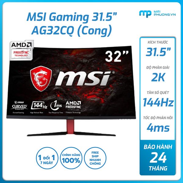 Màn Hình cong MSI Gaming Optix 32 inch AG32CQ