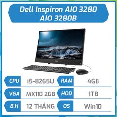 Máy bộ Dell All In One Inspiron 3280 (i5-8265U;4GB;1TB 54R,MX110/2G,21.5