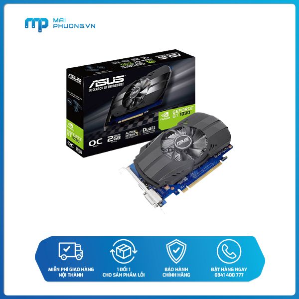 Card màn hình Asus PH- GT1030-02GD4