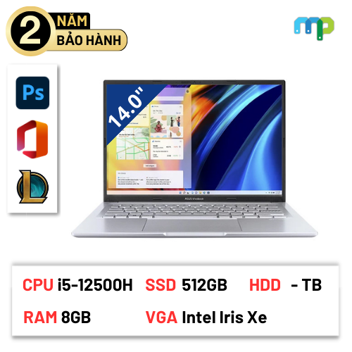 Laptop Asus Vivobook 14X A1403ZA-KM065W (i5-12500H/ 8GB/ 512GB SSD/ 14