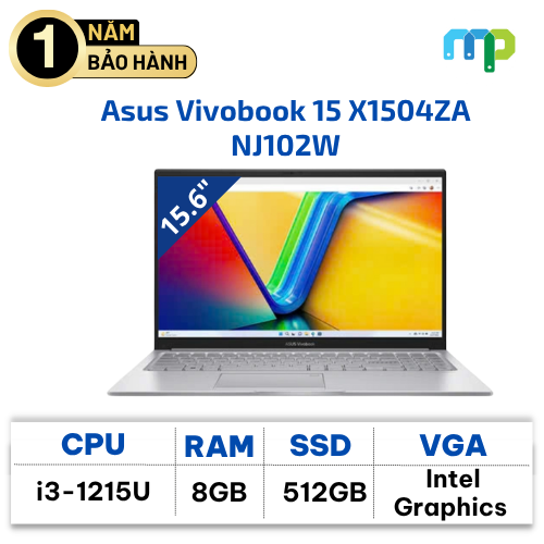 Laptop Asus Vivobook 15 X1504ZA I3-1215U/8GB/512GB/15.6