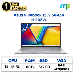 Laptop Asus Vivobook 15 X1504ZA I3-1215U/8GB/512GB/15.6