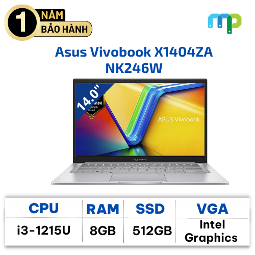 Laptop Asus Vivobook X1404ZA I3-1215U/8GB/512GB/14
