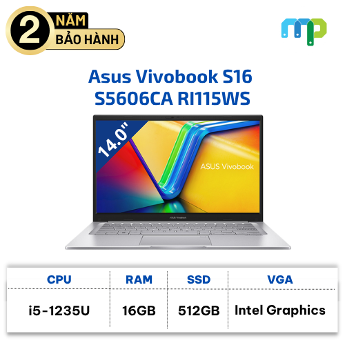 Laptop Asus Vivobook X1404ZA I5-1235U/16GB/512GB/14.0