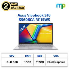 Laptop Asus Vivobook X1404ZA I5-1235U/16GB/512GB/14.0