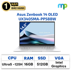 Laptop Asus Zenbook 14 OLED UX3405MA-PP588W Ultra 5 -125H/16GB/512GB/14