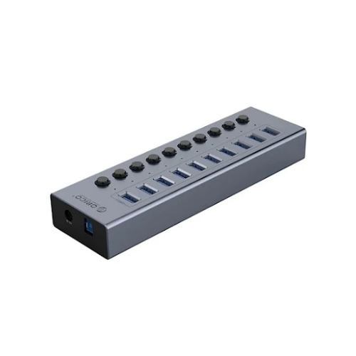 Bộ chia USB HUB 10 cổng USB 3.0 Orico AT2U3-10AB-GY